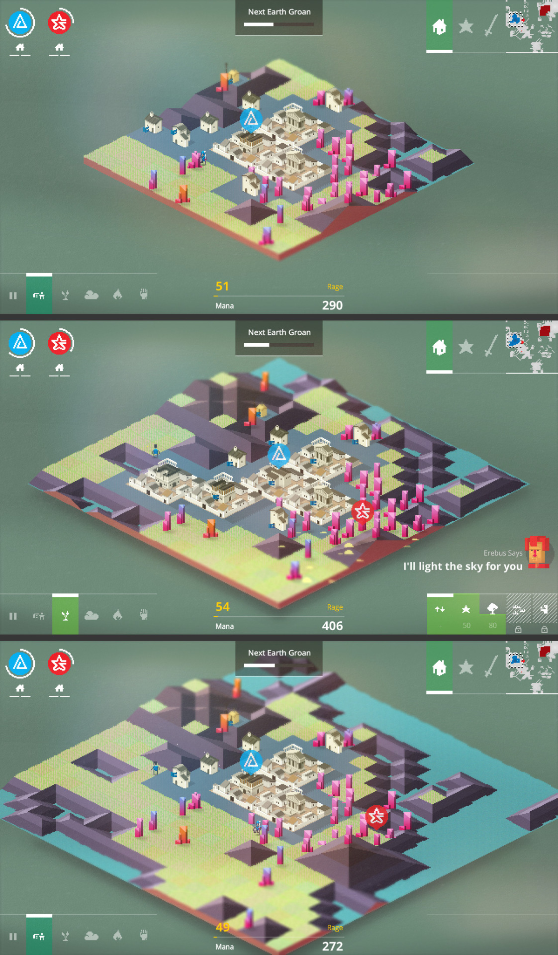 Work in progress: Game view port sizes, Small, Medium and Large :D