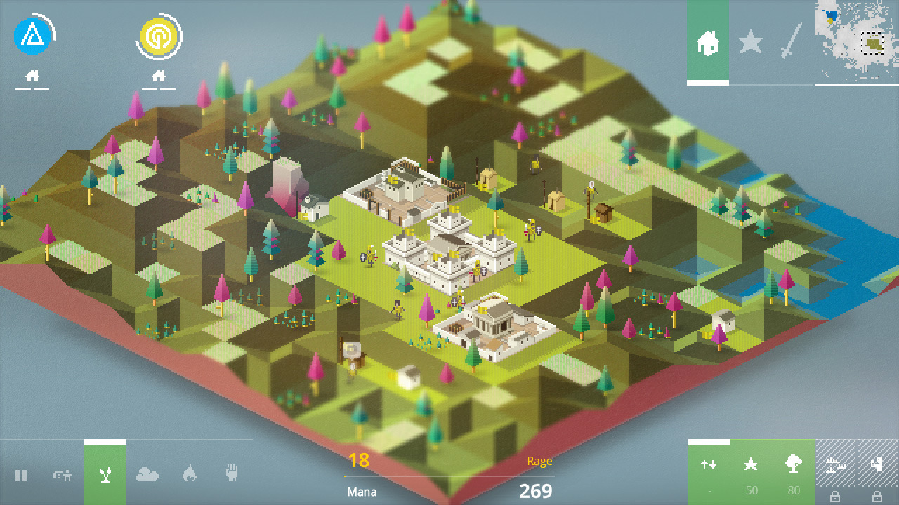 Some of the latest game screenshots for Reprisal Universe. In game action, yellow tribe getting busy!