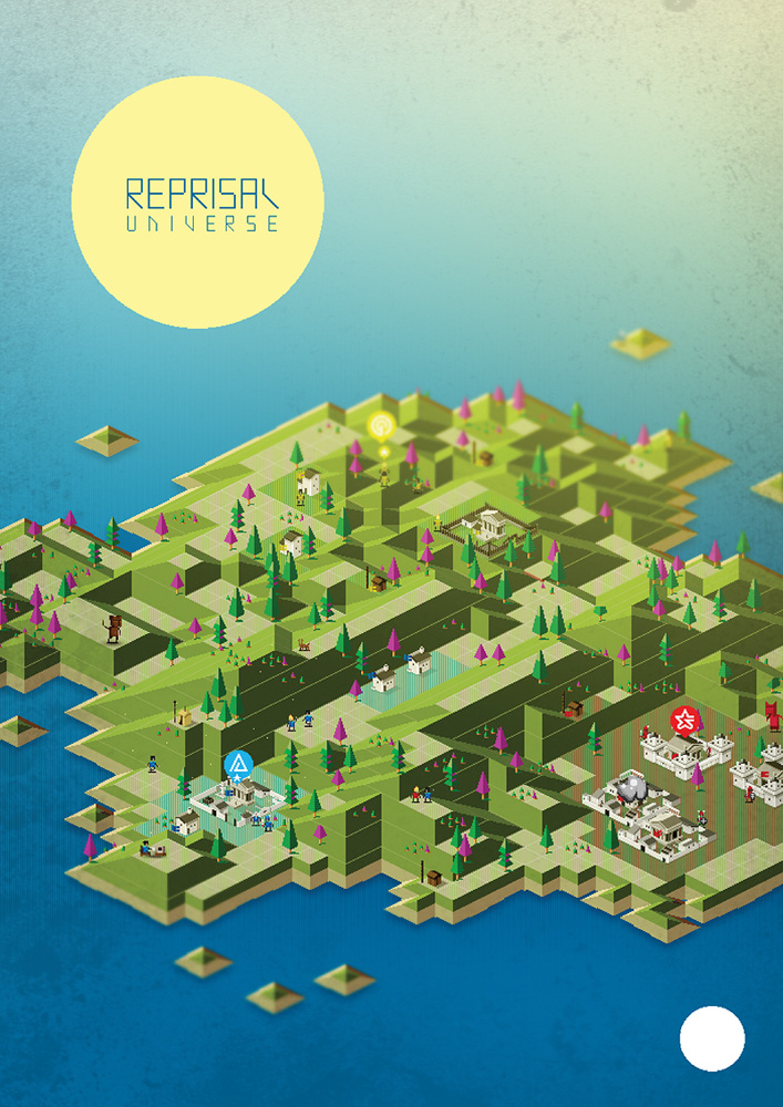 New tilt-shifted A3 Reprisal Universe poster, ready for printing!